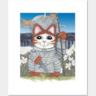 Joan of Arc cat Posters and Art